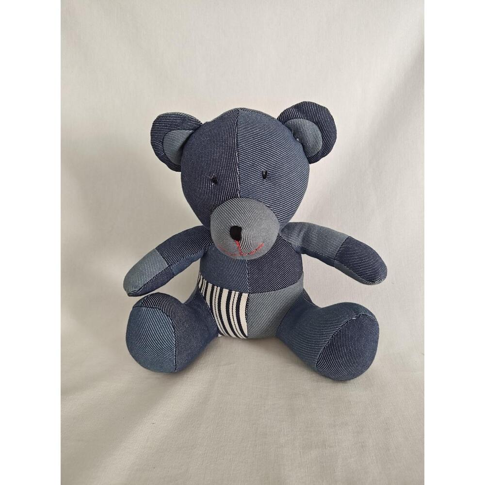 Levis X Target Blue Patchwork Levis Teddy Bear